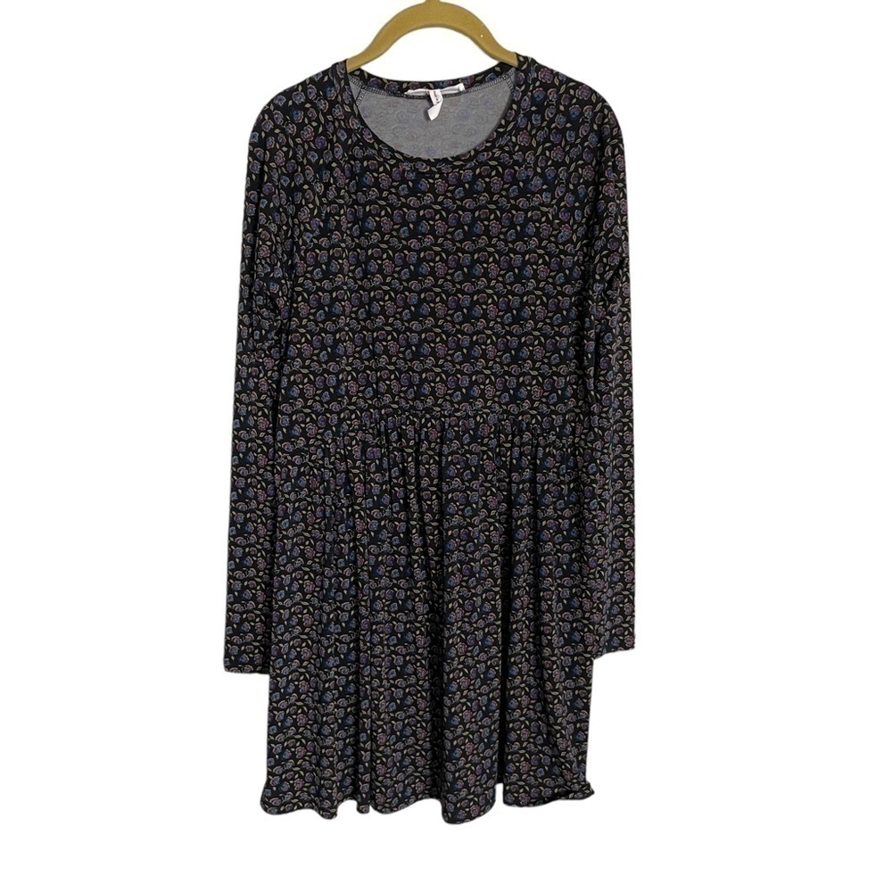 BCBGeneration Babydoll Ditzy Micro Floral Swing Dress Small